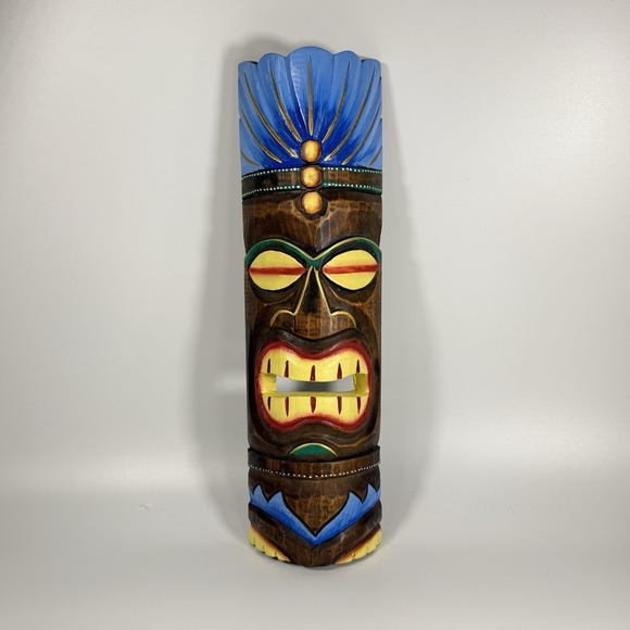 Other - Chesapeak Bay Hand-Carved Wooden Tiki Mask.